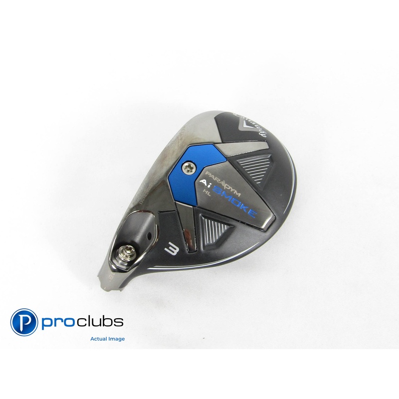 Mint! Left-Handed Callaway Paradym Ai Smoke HL 18* 3 Hybrid – Head Only – 431215