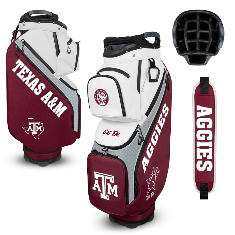 NCAA Team Effort Clubhouse Cooler Texas A&M Aggies Cart Bag