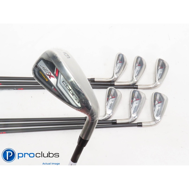NEW Junior Cobra ’23 AIR-X 6-PW,GW,SW IRON SET – KBS 45 Ladies Flex Graph 422712