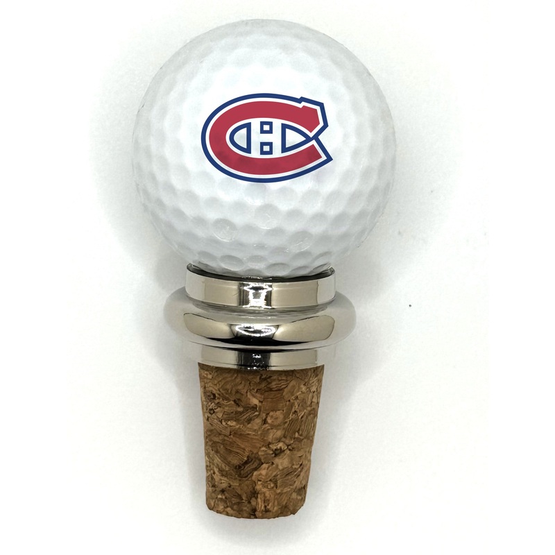 Team Golf MTL Canadiens Cork Wine Stopper