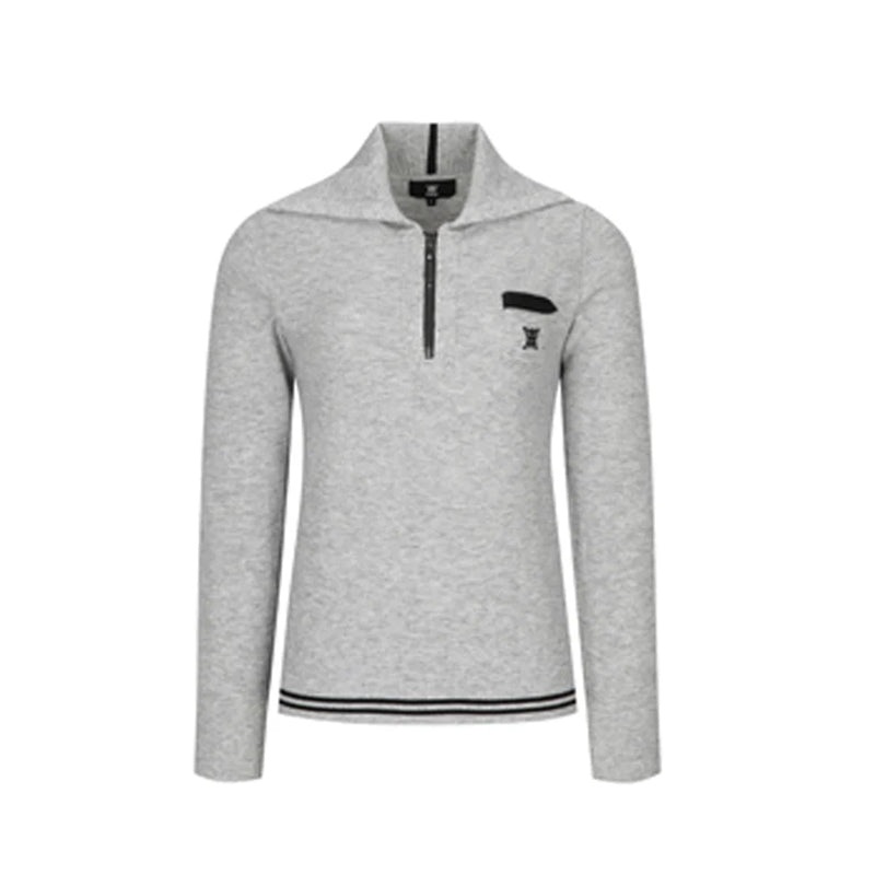 Anew Golf 2024FW Women Wide Collar Half Zip-Up Pullover