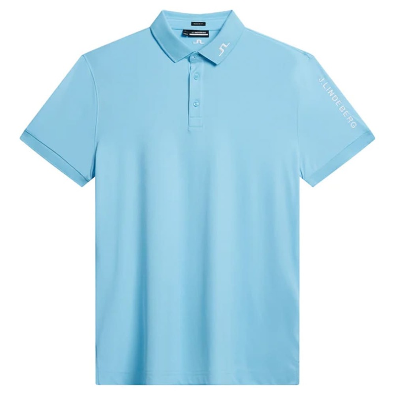 J.Lindeberg Tour Tech Reg Fit Golf Polo Baltic Sea – SS24 Men