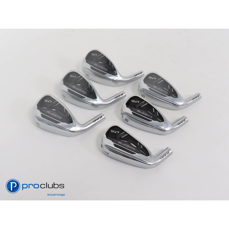 New! Ladies Left Handed Cobra King LTDx 7-PW, GW, SW Iron Set – Head Only 315759
