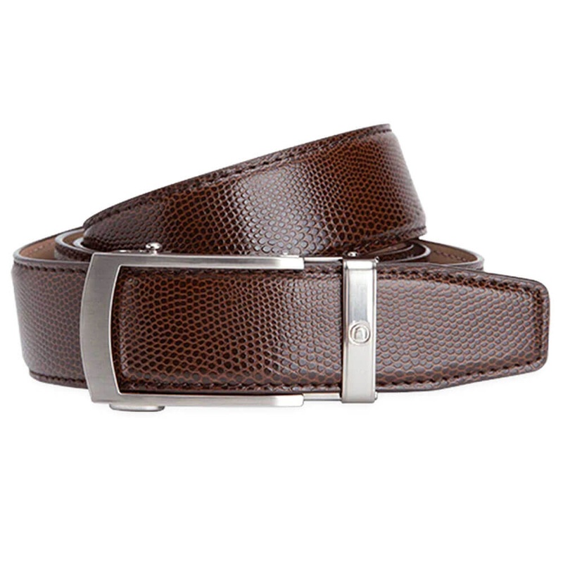 Nexbelt Camden Lizard Skin Golf Belt Brown – 25 Men