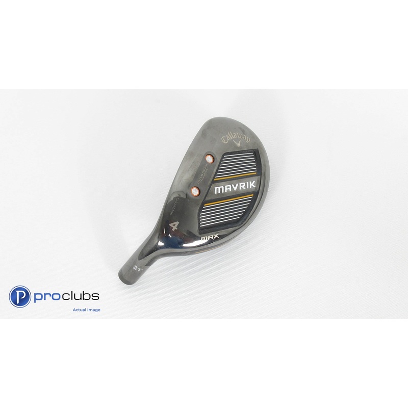 Nice! Left Handed Callaway Mavrik MAX 21* 4 Hybrid -Head Only- LH 275221