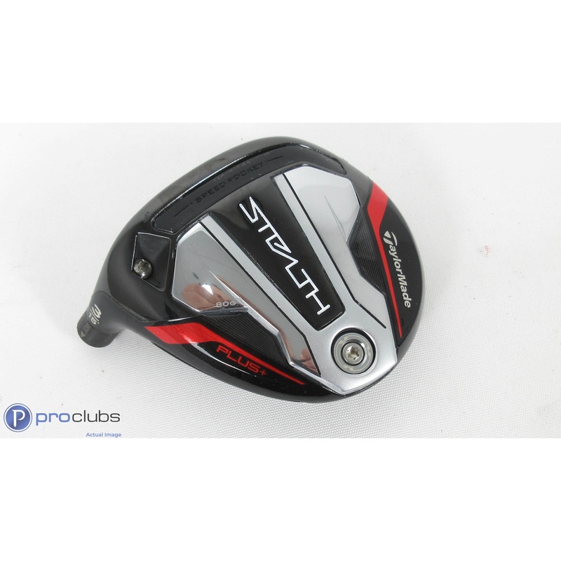 Nice! Left Handed TaylorMade Stealth Plus+ Titanium 15* 3 Wood -Head Only 356958