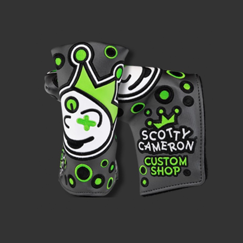 Scotty Cameron Custom Shop Grey & Lime Green Jackpot Johnny Blade Headcover