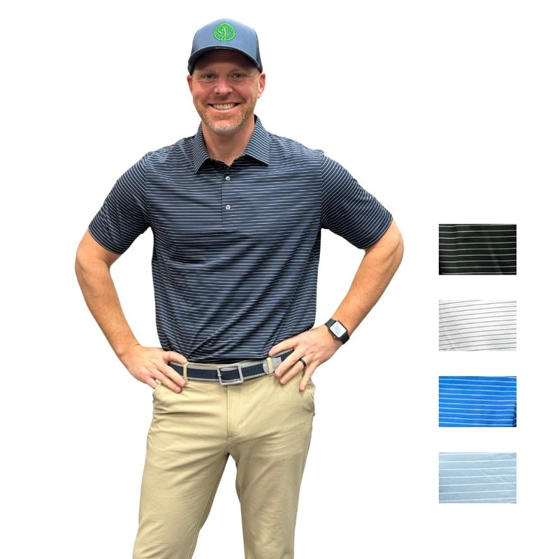 Backspin Men’s Freedom Stripe Polo 24