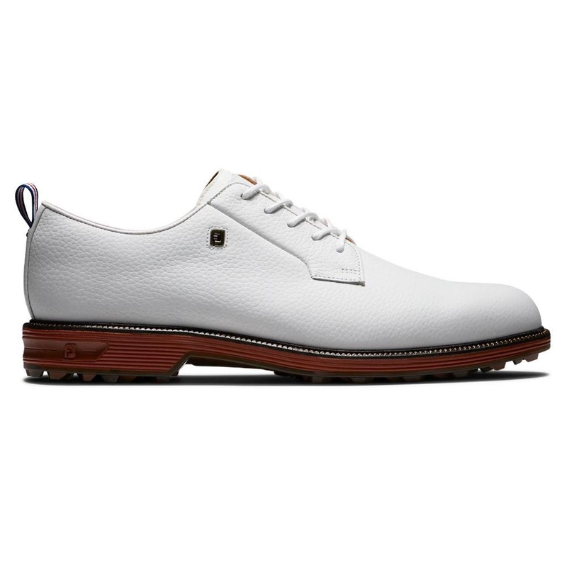 FootJoy Premiere Series – Field Spikeless Golf Shoes Previous Season Style White/Brick – 24 Men