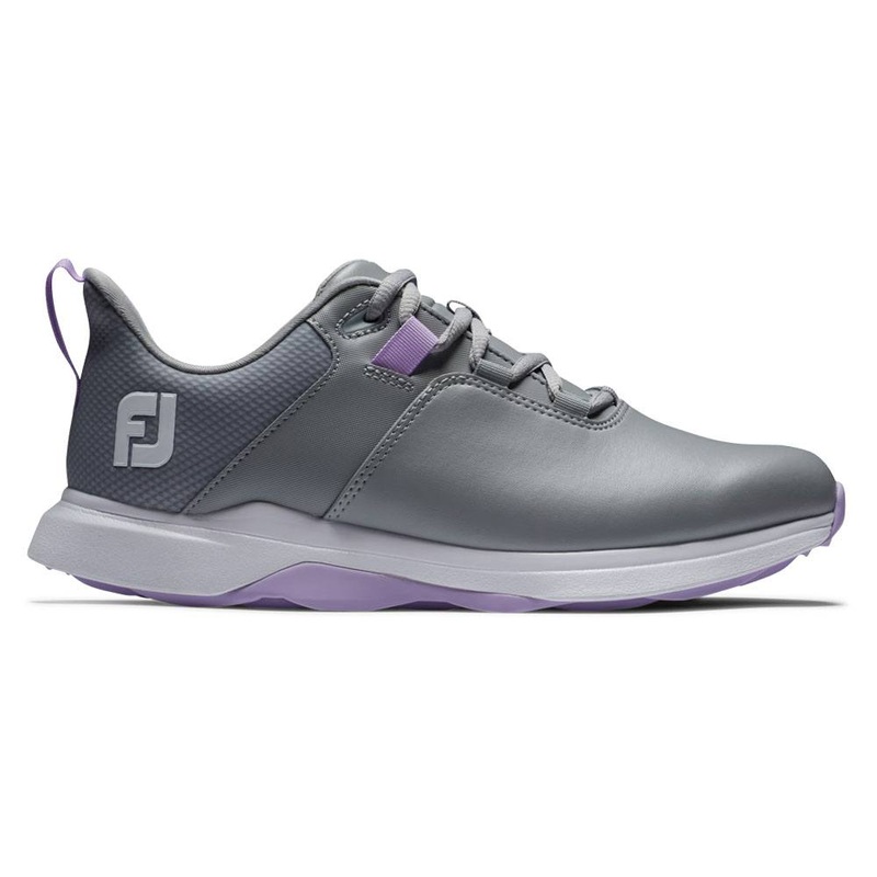 FootJoy ProLite Spikeless Golf Shoes Previous Season Style Gray/Lilac – 24 Women