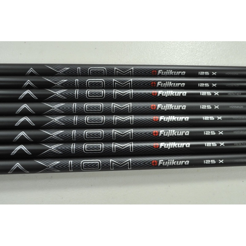 Fujikura Axiom Velocore 125g X Stiff Pulled 8pc Shaft Set Graphite .370 # 196240