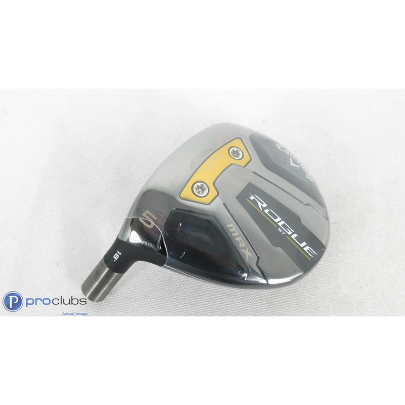 NEW! Left Hand Callaway Rogue ST Max 18* 5 Wood – Head Only – L/H 400398