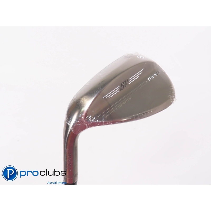 New! Left Handed Titleist Vokey SM9 Brushed Steel D-Grind 60*(12*) Wedge 447644