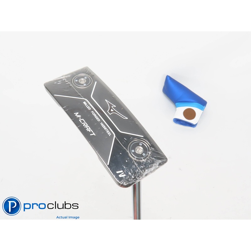New! Mizuno M-Craft Type 4 Black Ion 35″ Putter w/ HC – 412639