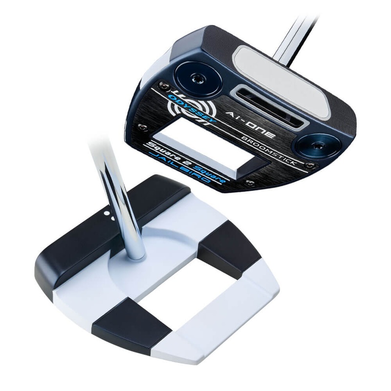 Odyssey Ai-ONE Square 2 Square Jailbird Broomstick Putter – 25