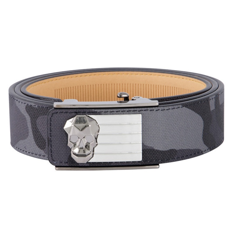 AMAZINGCRE 2024FW TWO TONE AUTO GRAPHIC BELT