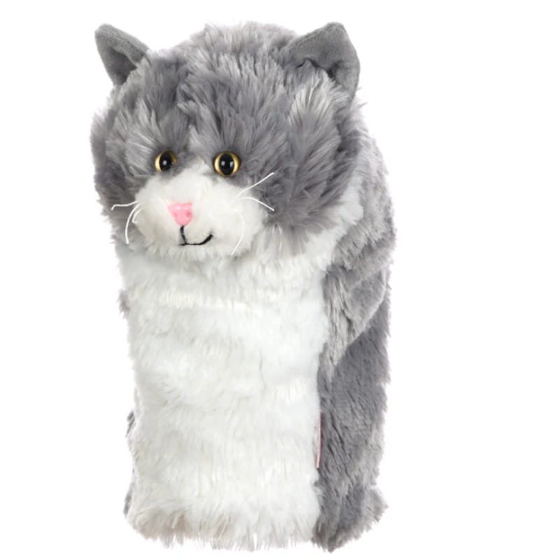 Daphne’s Grey & White Cat Golf Driver Headcover