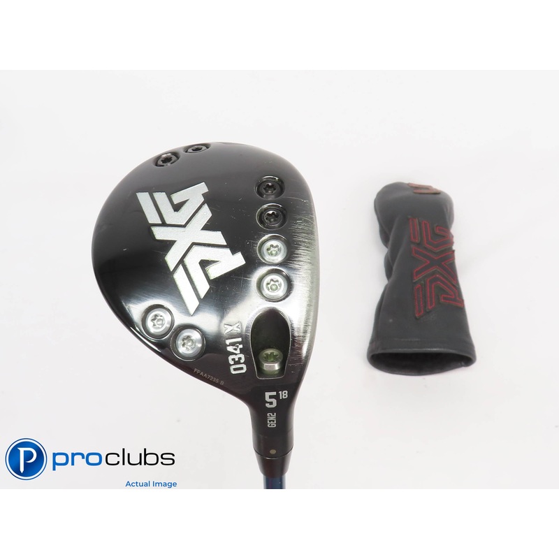 Ladies PXG 0341X Gen2 18* 5 Wood w/HC – Even Flow Riptide CB 40g Ladies #437273