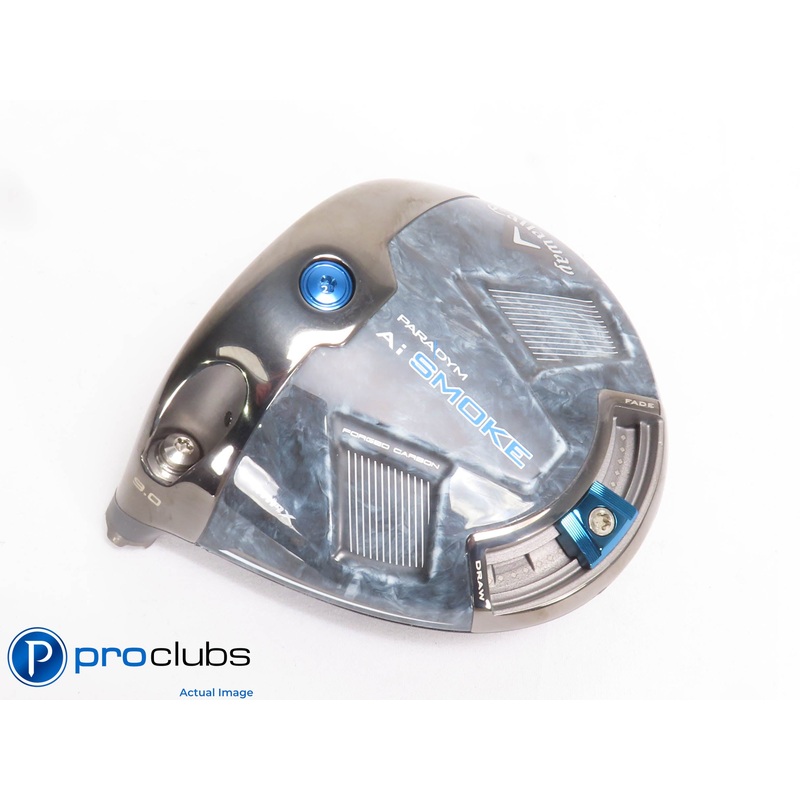Left Handed Callaway Paradym Ai Smoke MAX 9* Driver – Head Only – L/H – 428555