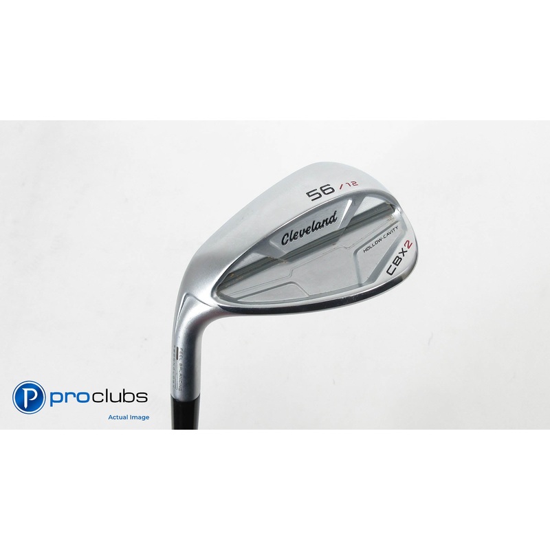Nice! LEFT HANDED CLEVELAND CBX-2 SATIN (12*) 56* WEDGE #327252