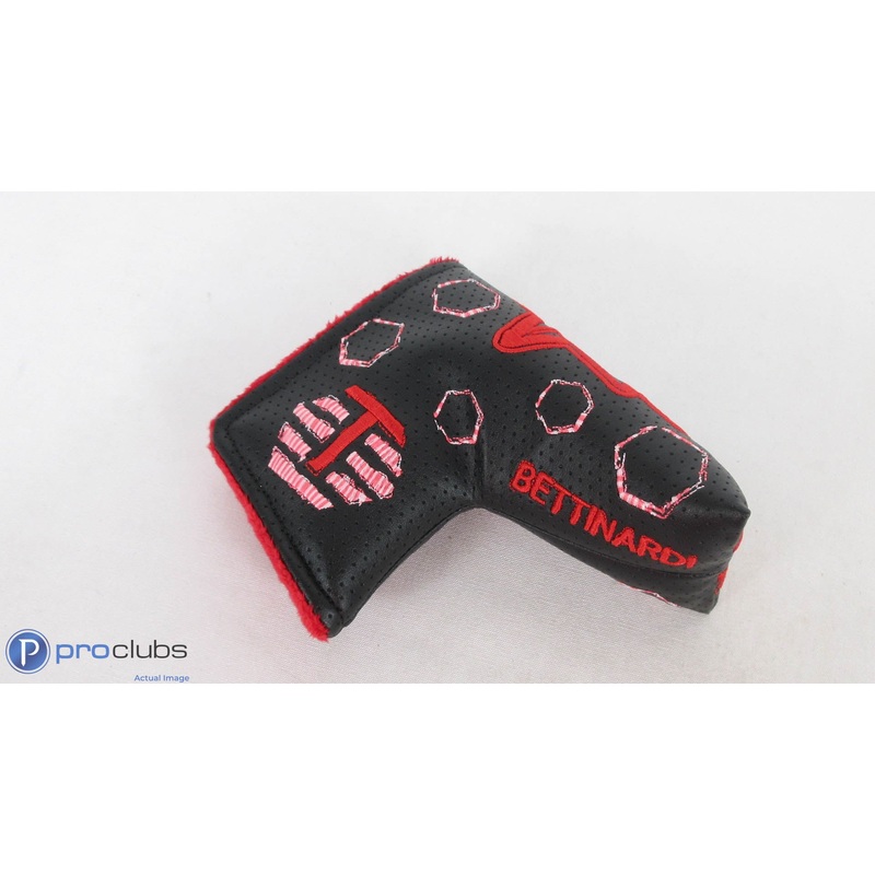 Rare! Bettinardi Red Wizard Brushstroke Blade Headcover – 399897