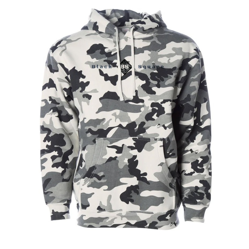 Black Square Ops Heavyweight Camo Hoodie