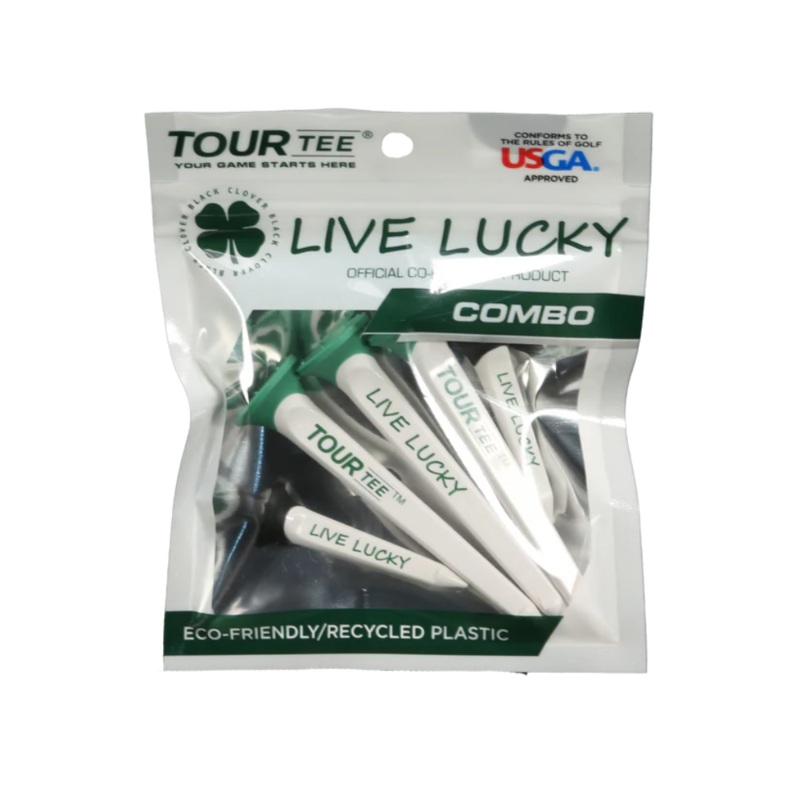 CMC Design Black Clover Live Lucky TourTee Golf Tees – Combo 5 Pack