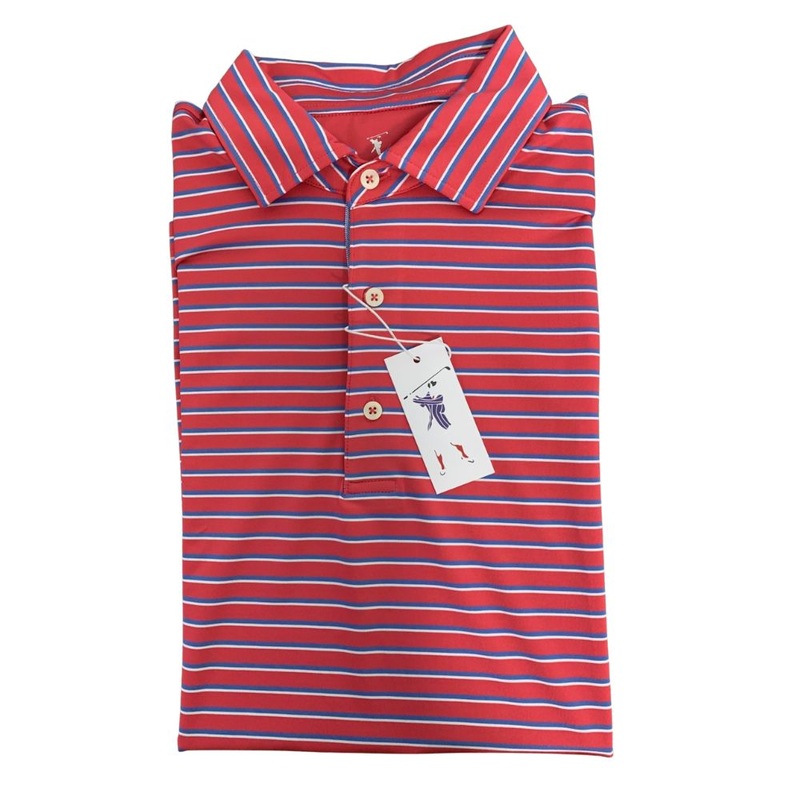 Fairway & Greene Men’s USA Surf Stripe Polo