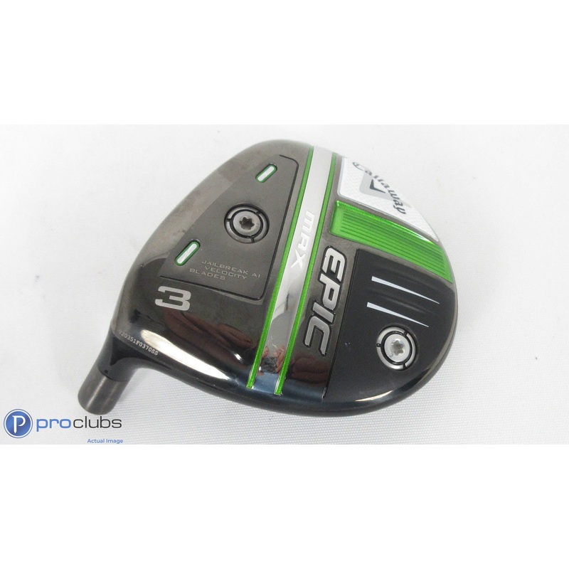 Left Handed Callaway 21′ Epic Max 15* 3 Wood – Head Only – 363254