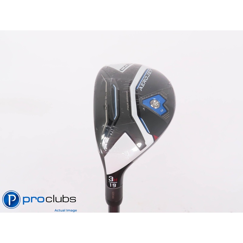 New! Left Handed Cobra Aerojet 19* 3 Hybrid – Riptide 80g Regular Flex #448544