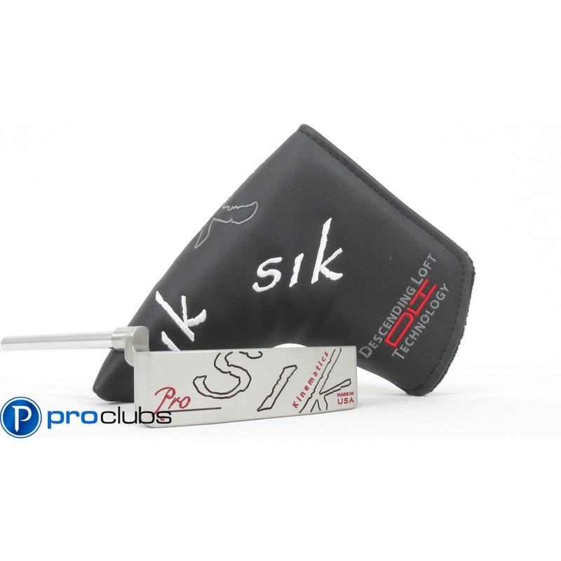 NEW LEFT HANDED SIK PRO C-SERIES PLUMBERS NECK PUTTER 35″ w/HEADCOVER #368357