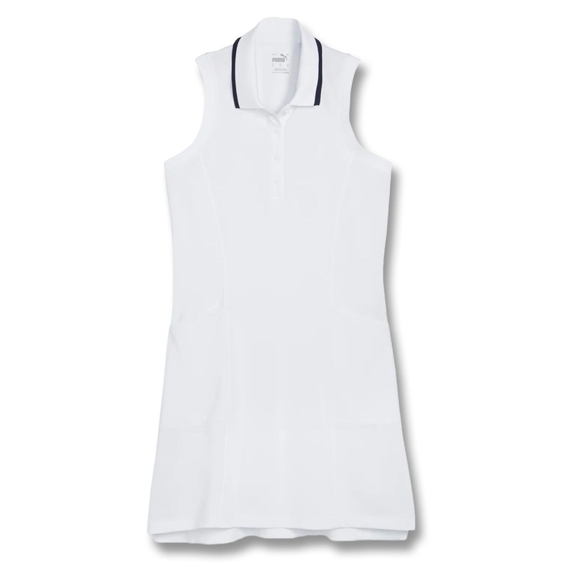 PUMA Everyday Pique Golf Dress White Glow – SS25 Women