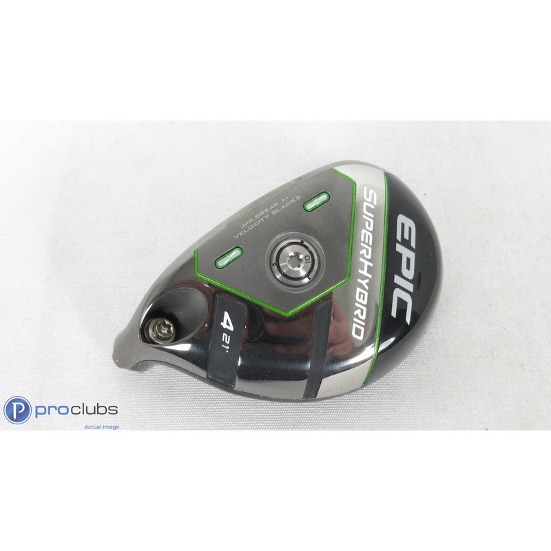 Excellent! Left Handed Callaway Epic SuperHybrid 21* 4 Hybrid -Head Only- 392537