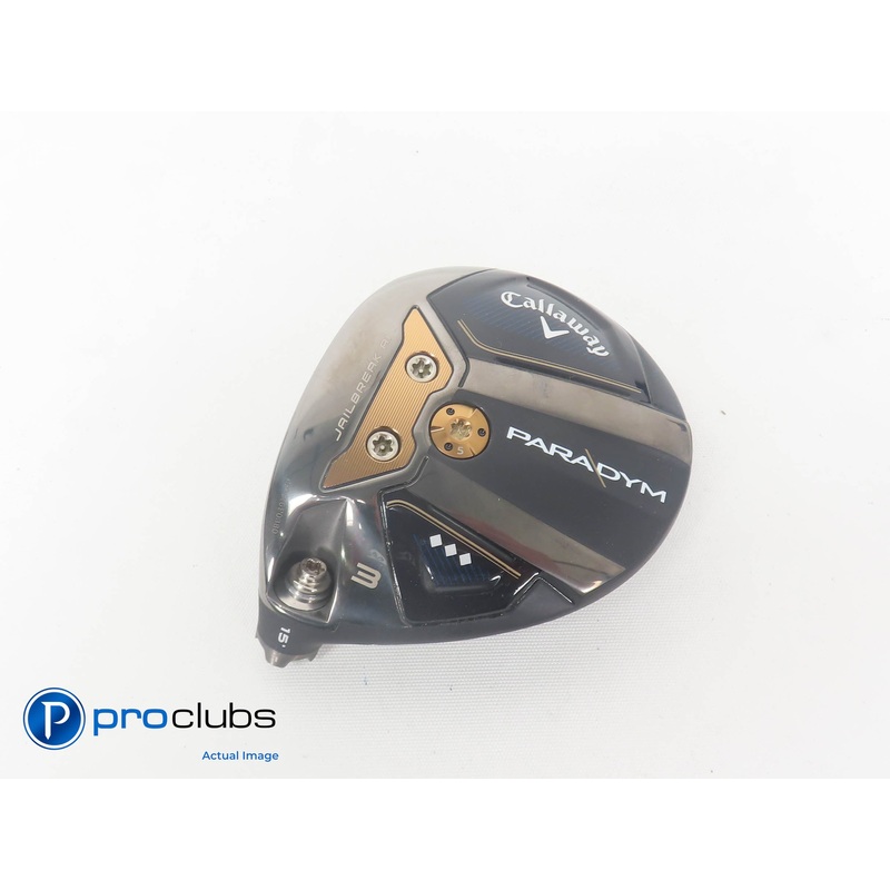 Left Handed Callaway Paradym Triple Diamond 15* 3 Wood – Head Only – L/H 383762