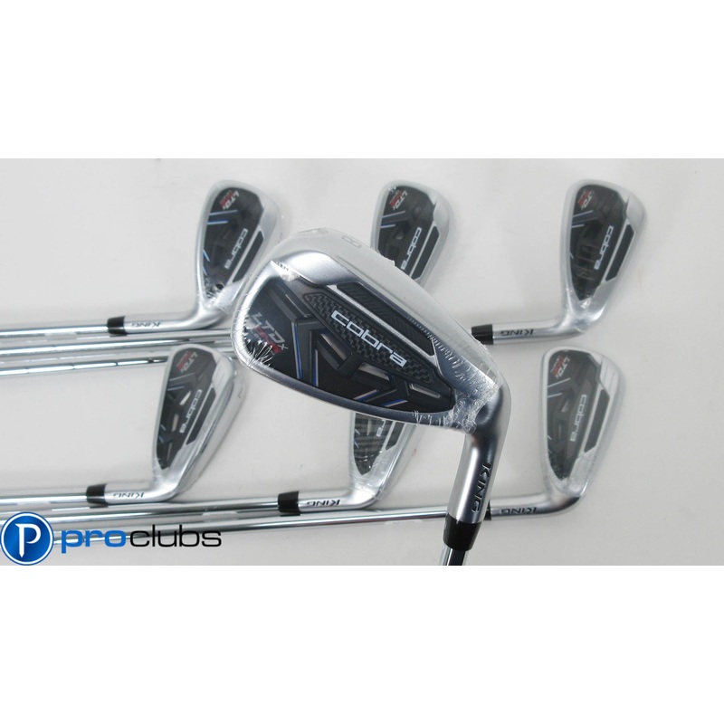 NEW COBRA KING LTDx ONE LENGTH IRONS 5-PW,GW STEEL KBS REGULAR FLEX #364993