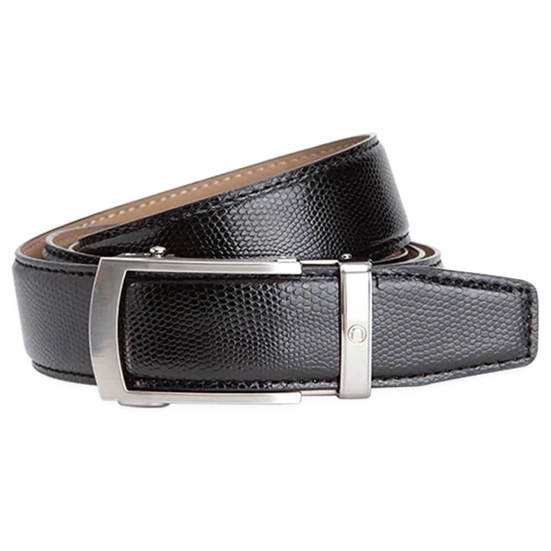Nexbelt Camden Lizard Skin Golf Belt Black – 25 Men