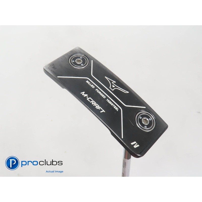 Nice Mizuno M-CRAFT IV Milled Black 34″ PUTTER – BGT Stability Tour Shaft 390630