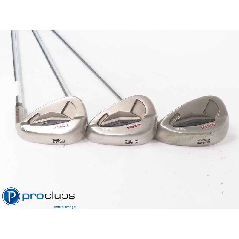 PING Glide Gorge Tour 50*,54*,58* Wedge Set – KBS Tour-V Stiff Steel – 445383