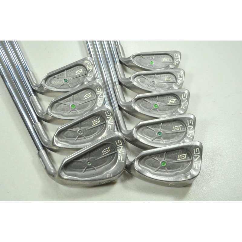 Ping ISI Stainless 3-W,SW Iron Set Regular/Stiff Flex Right Steel # 196522