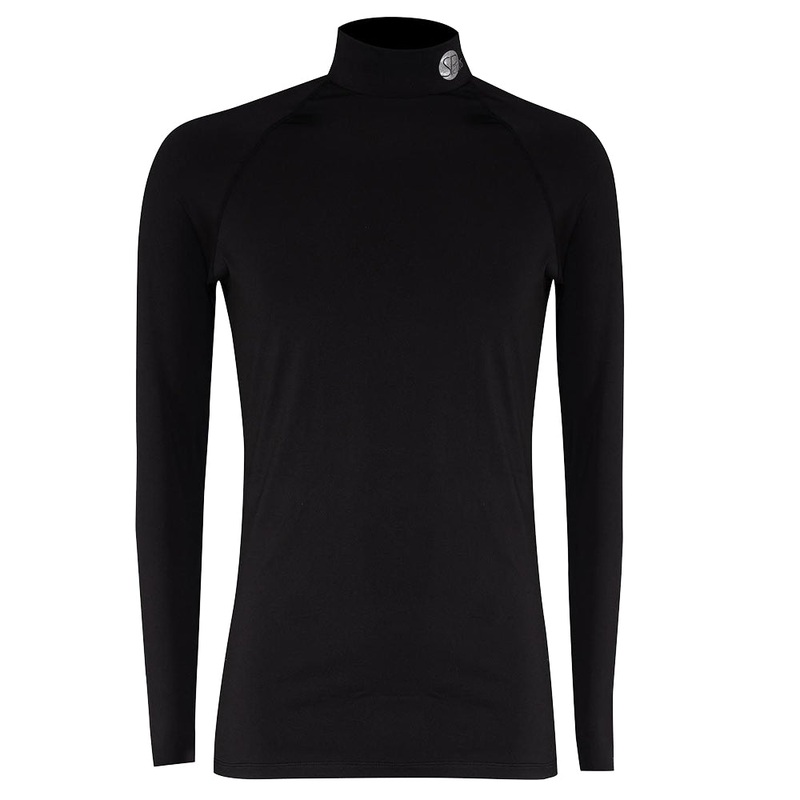 SParms Sun Protect+ Winter Full Body Warm High Neck Golf Mock Black – FW20 Men