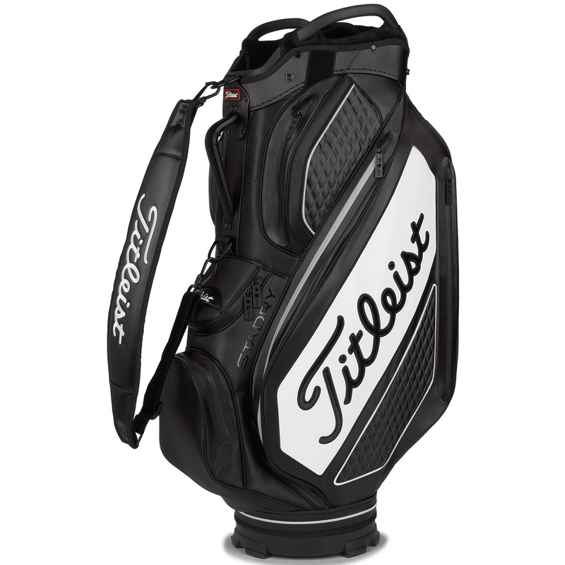 Titleist Tour Series Premium Stadry Golf Cart Bag – Black/White