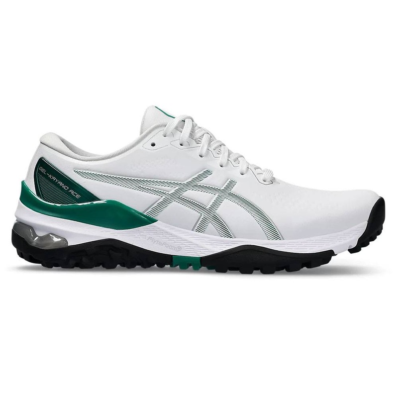 ASICS Gel-Kayano Ace 2 Spikeless Golf Shoes White/Forest Green – 24 Men