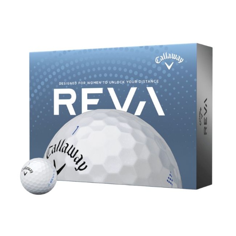 Callaway Reva White Golf Balls 2025 (1 Dozen)