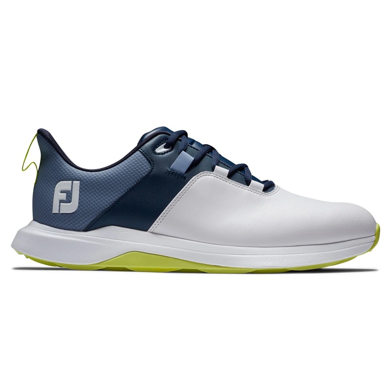 Footjoy ProLite Golf Shoes – White/Navy/Lime