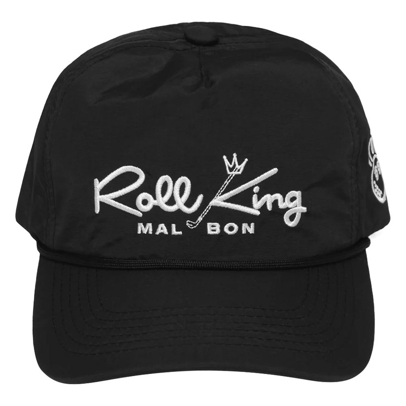 Malbon Roll King Nylon Rope Golf Cap Black – FW24 Men