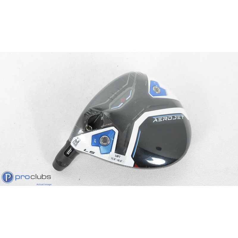 NEW! Left Handed Cobra Aerojet LS 14.5* – 3 Wood – Head Only w/adapter – 389913