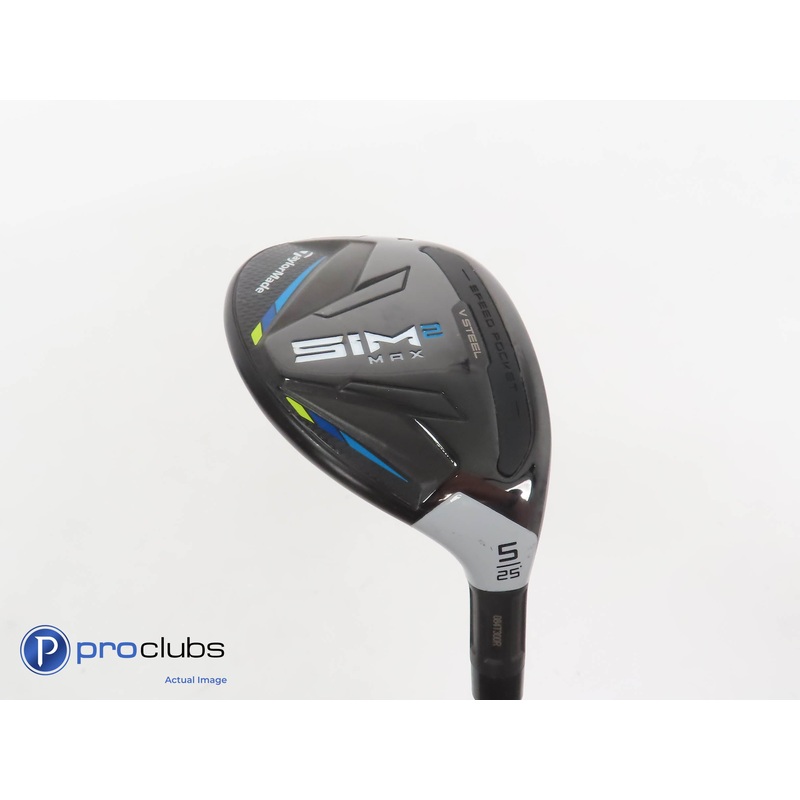 Nice Ladies TaylorMade SIM 2 MAX 25* 5 Hybrid – Aldila NV 45 Ladies Flex 340332