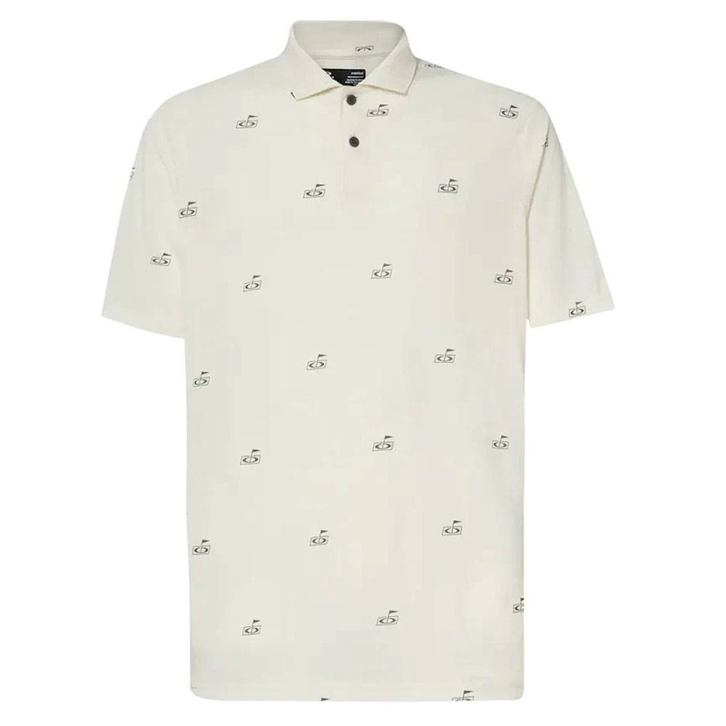 Oakley Flag Golf Polo Pattern Arctic White – SS23 Men