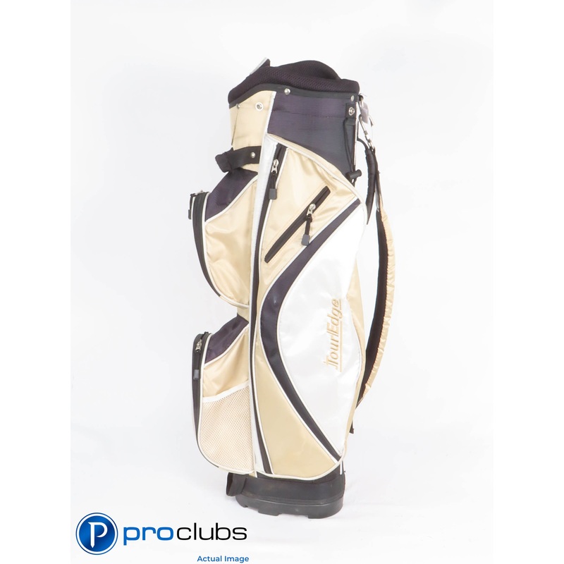 Tour Edge 6-Way Cart Golf Bag – Black / Brown 434762