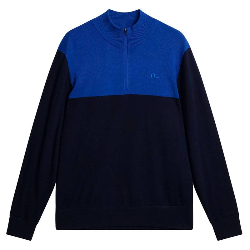 J.Lindeberg Jeff Windbreaker Golf Pullover JL Navy – FW23 Men